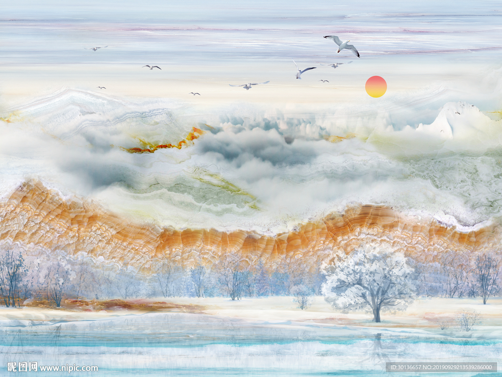 大气大理石材纹理 TIF分层