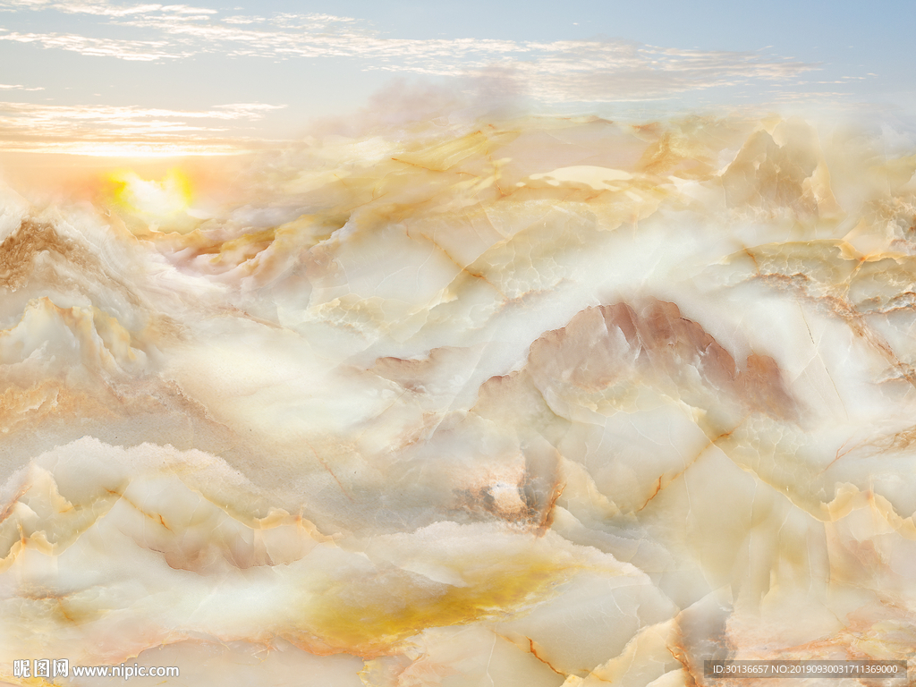 新品山水大理石 TIF合层