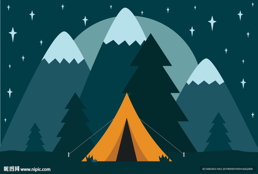 矢量图 自然 图标 夏天 天空