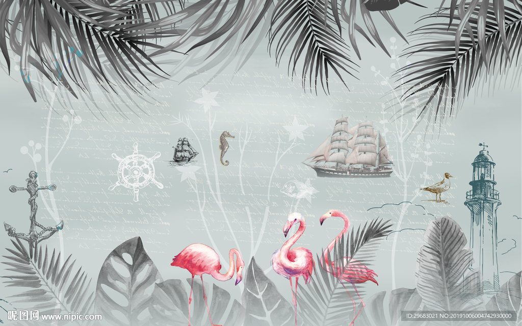 奢华 欧式装饰画 TIF分层