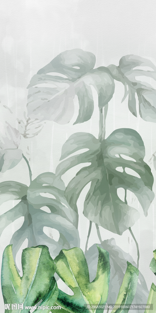 高清装饰玄关画 TIF分层