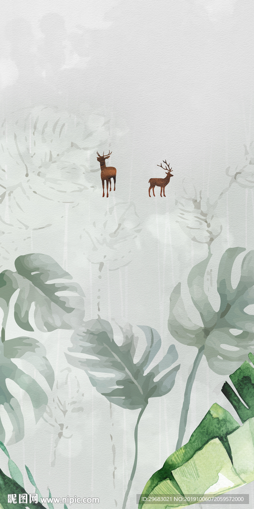 极品装饰玄关画 TIF分层