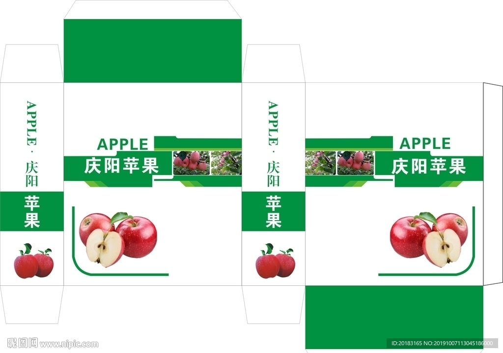 苹果展开图
