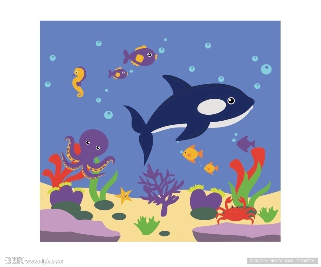 海底世界  鲸鱼