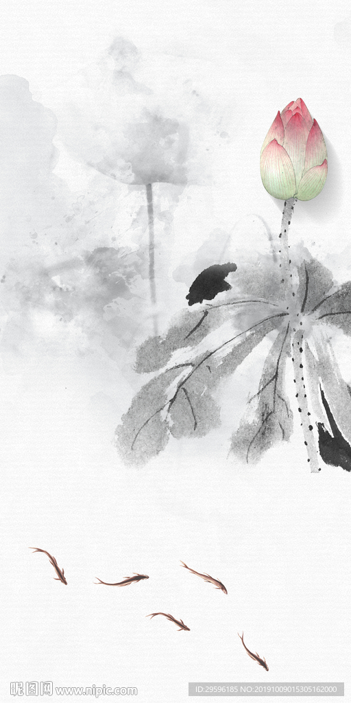 高雅新款山水玄关 TIF分层