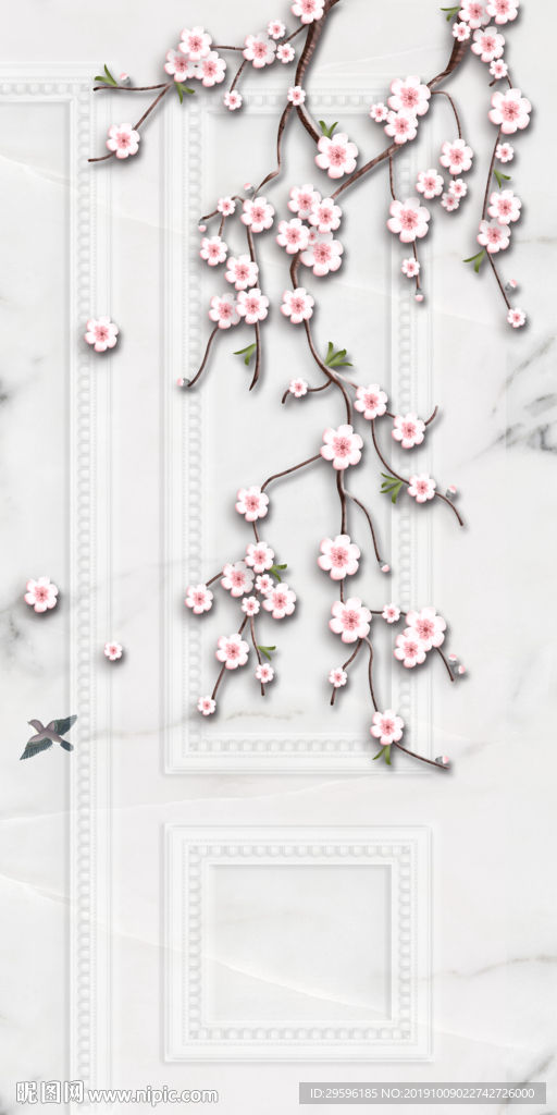 花鸟爆款山水画 TIF分层