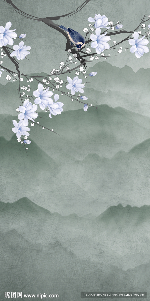 爆款意境新山水画 TIF分层