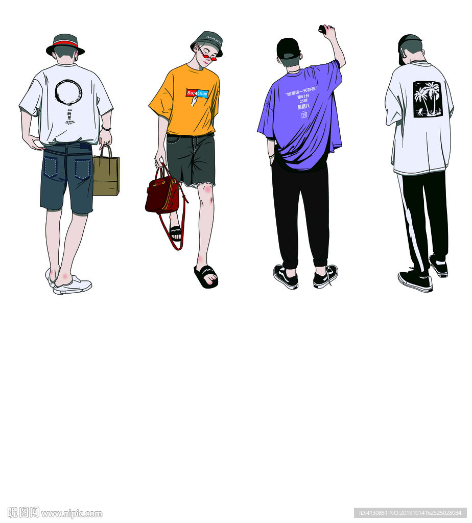 数码印花 男装设计 快时尚 国