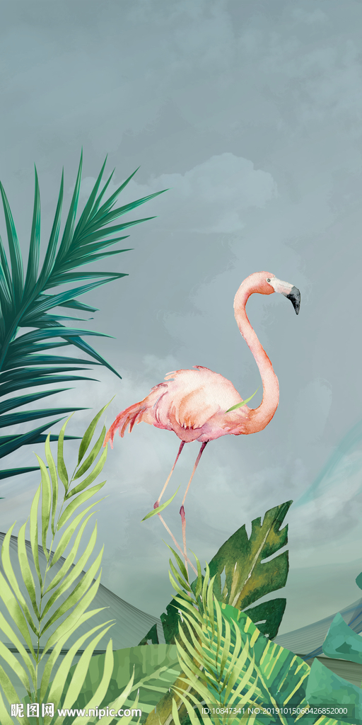 高清 北欧玄关挂画 TIF分层