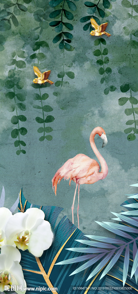 高清 北欧玄关挂画 TIF分层