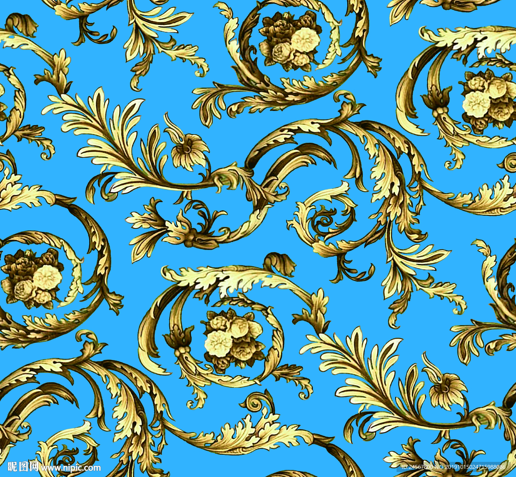 金叶 数码印花 大牌 范思哲