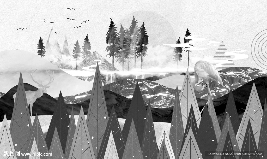 高档欧式装饰画 TIF分层