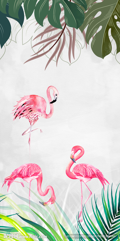 现代玄关欧式画 TIF分层