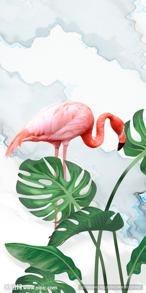 高档现代玄关画 TIF分层