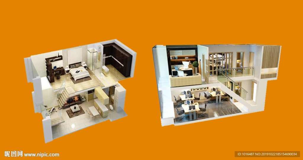 地产loft公寓叠墅复式住宅