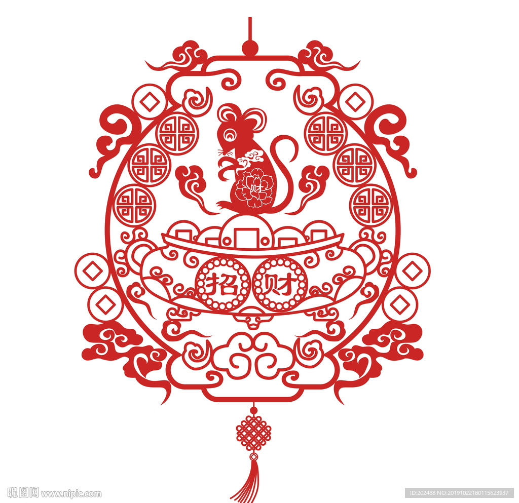 中国结招财进宝