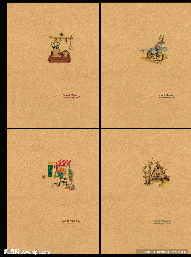 甜蜜生活牛皮本本