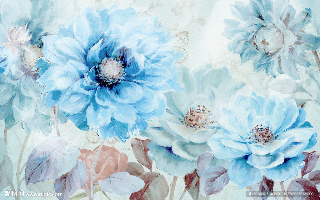 高档 欧式背景墙画 TIF分层