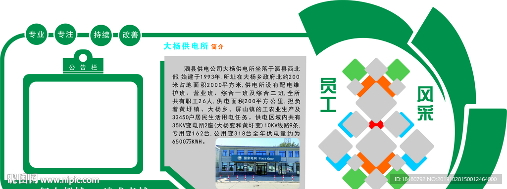 国家电网形象墙