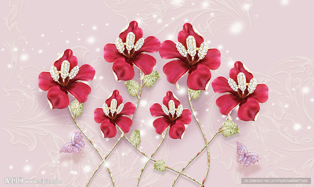 鸿运当头珠宝电视背景墙