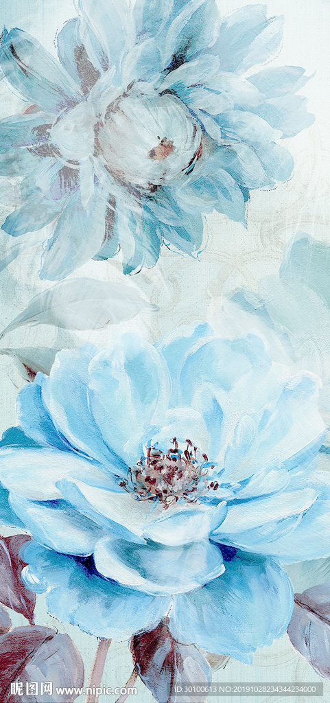 手绘新款玄关画 TIF分层