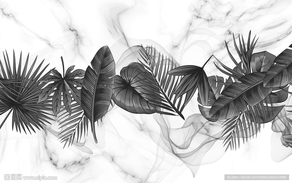 爵士白简欧新装饰画 TIF分层