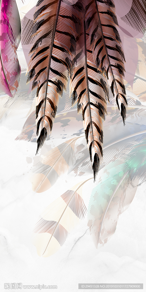 大气奢华新玄关画 TIF分层