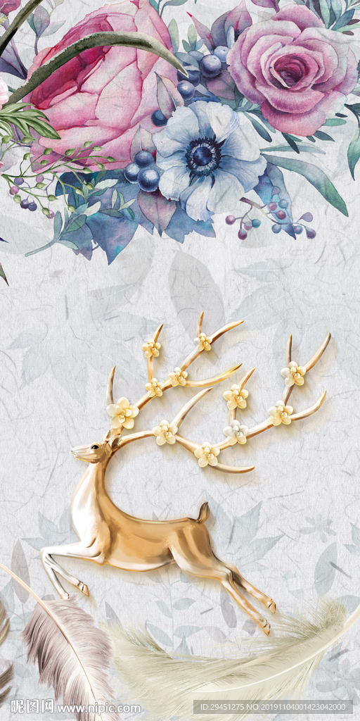 大气北欧装饰玄关 TIF分层