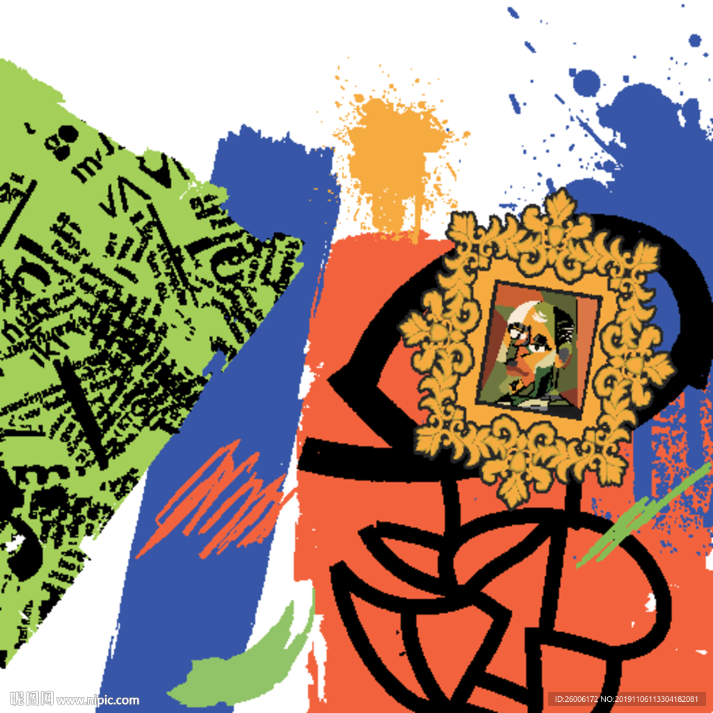 数码印花 大牌 佩斯利  复古