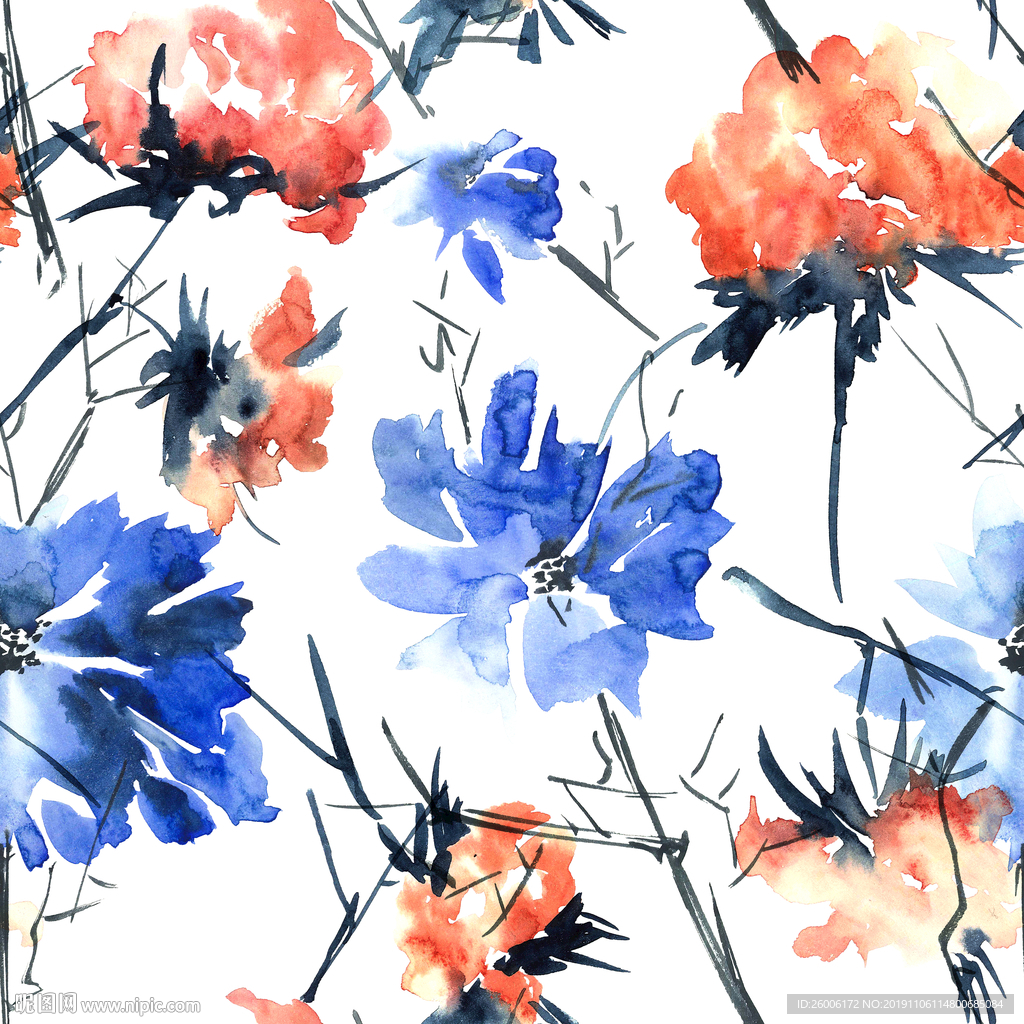 数码印花 大牌 佩斯利  复古