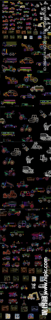 汽车及工程机械CAD图库