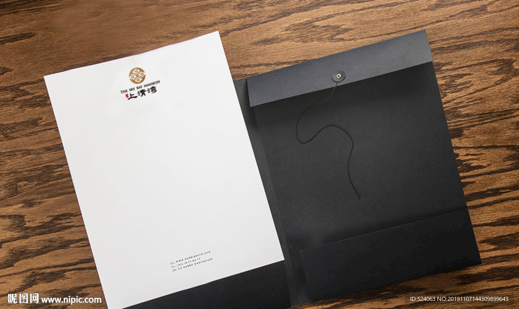 黑金信封信纸贴图