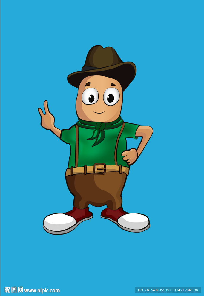 手绘人物形象IP插画 卡通人物