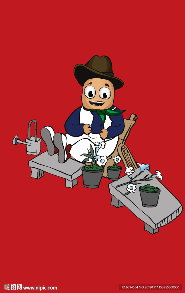 手绘人物形象IP插画 卡通人物