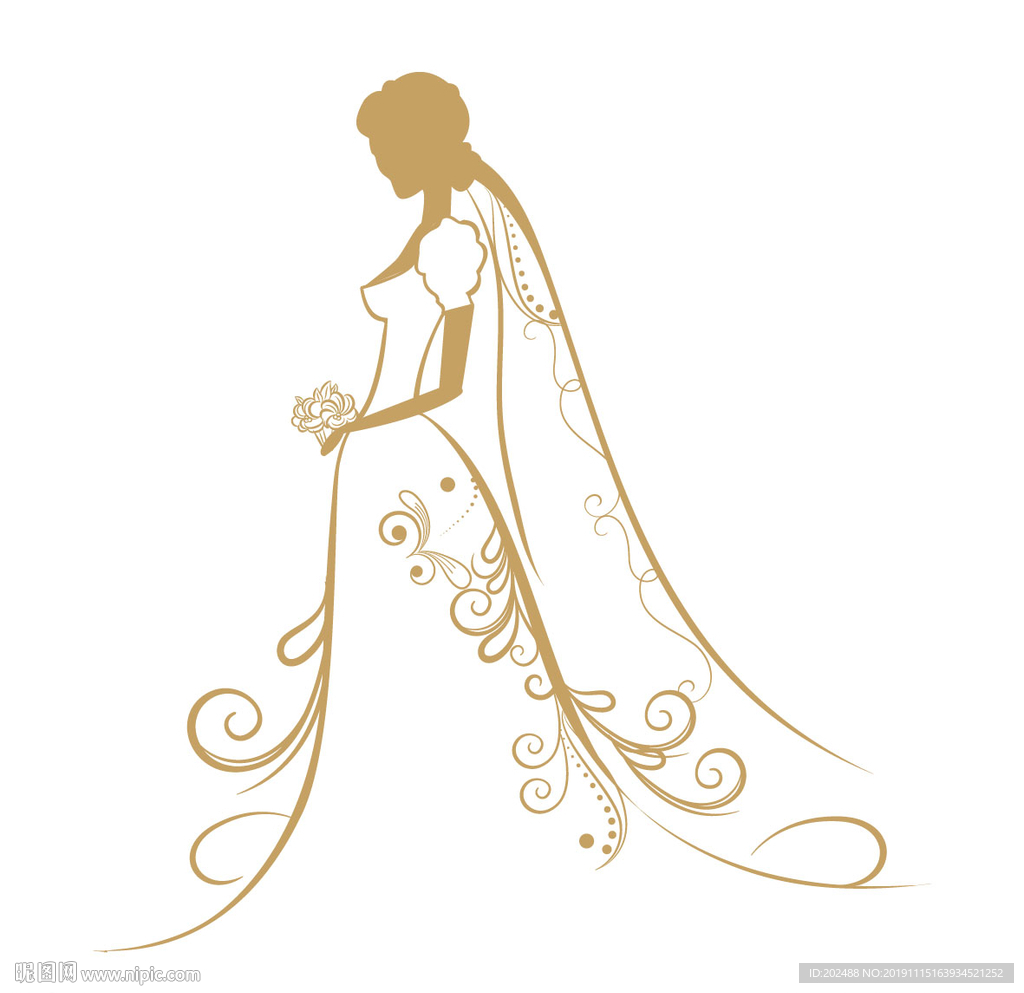 婚礼婚庆新娘logo