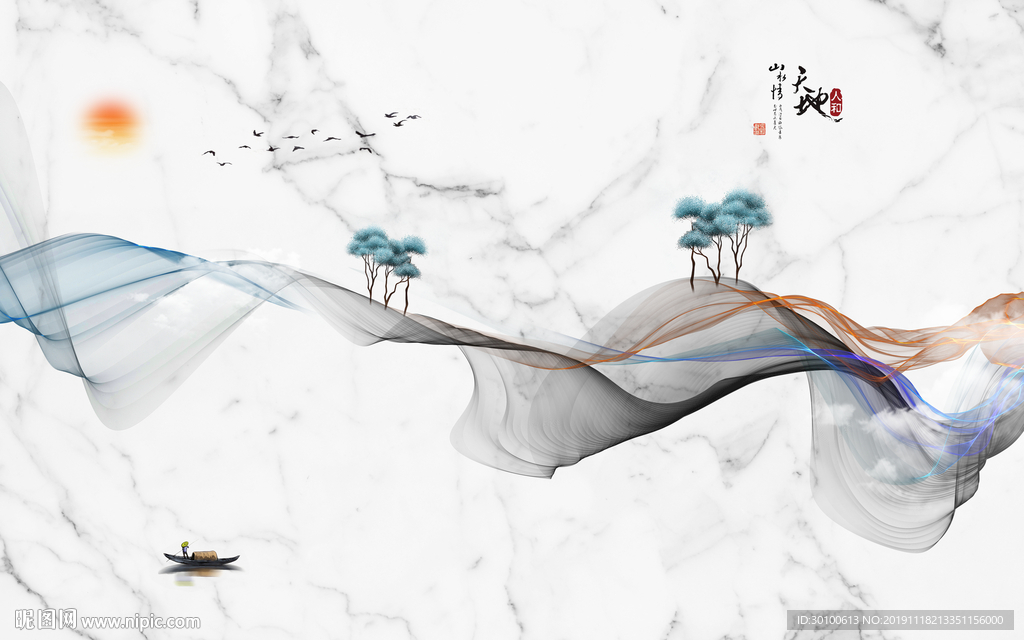 爵士白欧式 装饰画 TIF分层
