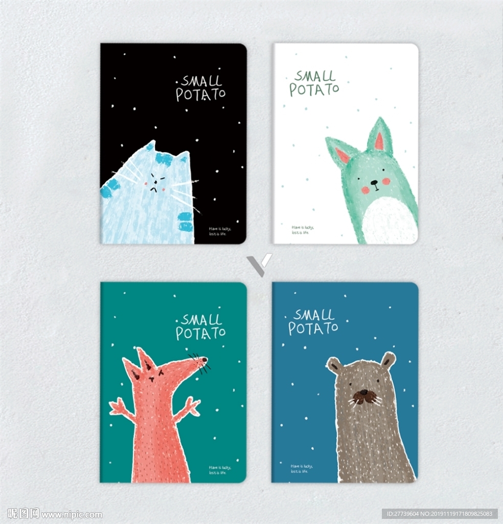 本子封面 小动物