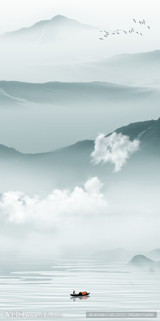 简约高档玄关画 tif分层