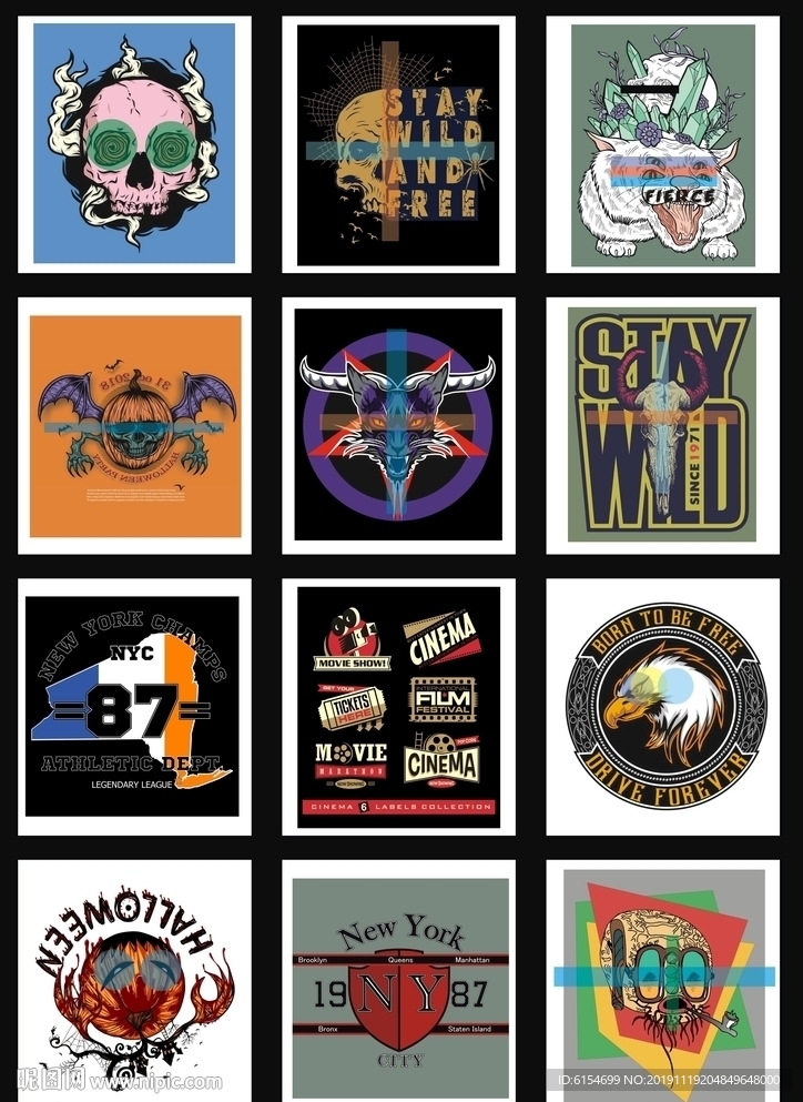 动物海报英文组合