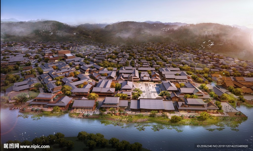 民宿规划建筑设计效果图