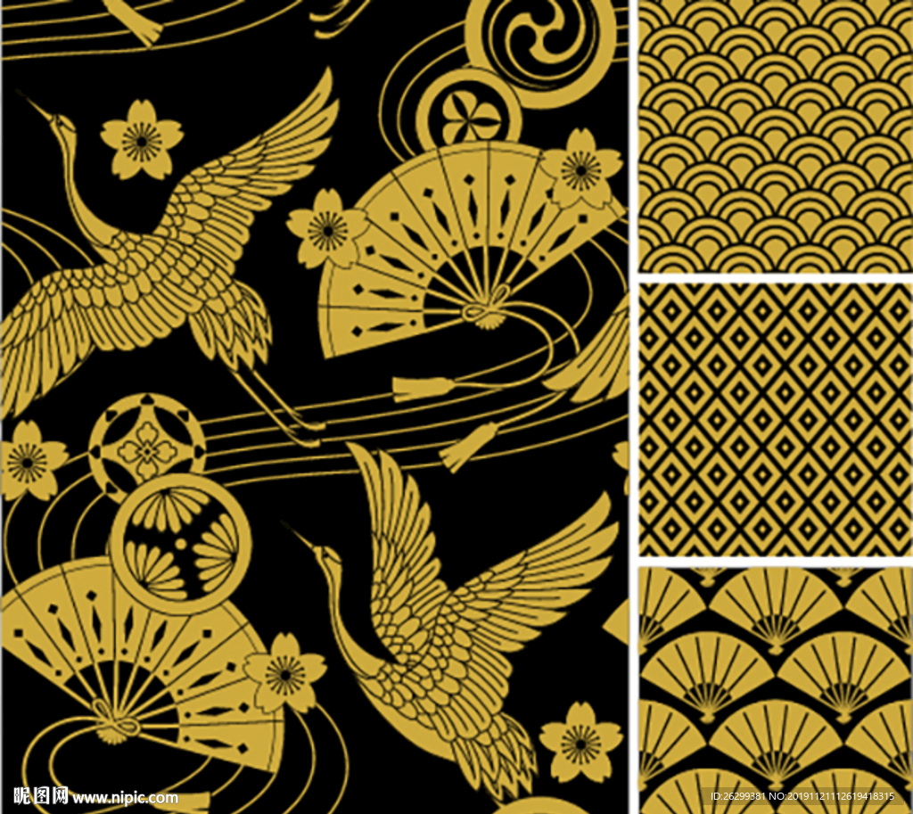 国潮矢量中式元素