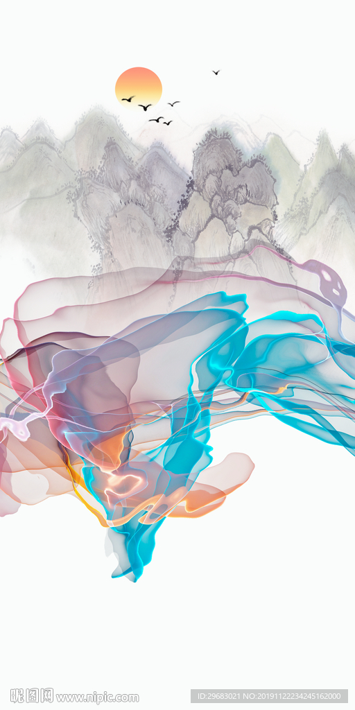 极品欧式玄关画 TIF分层