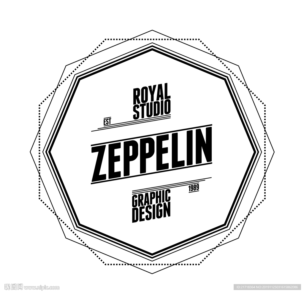 徽标奖章字体设计