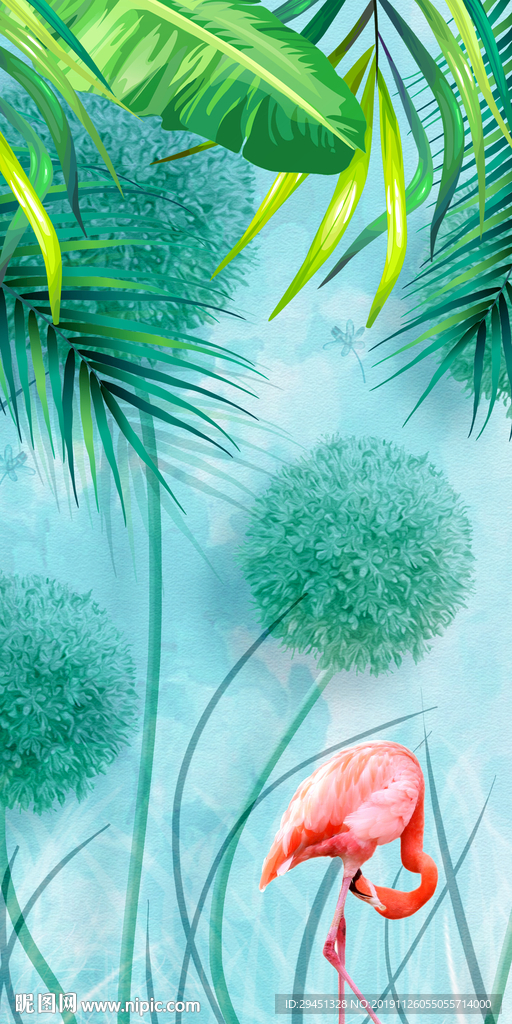 现代 玄关装饰挂画 TIF分层