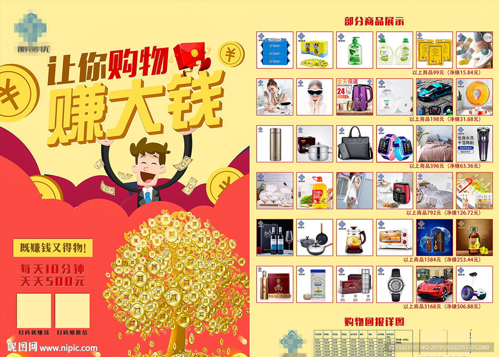 商品促销宣传活动海报设计模板