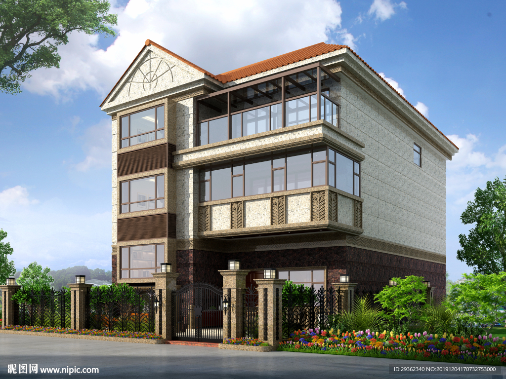 农村别墅外观设计效果图