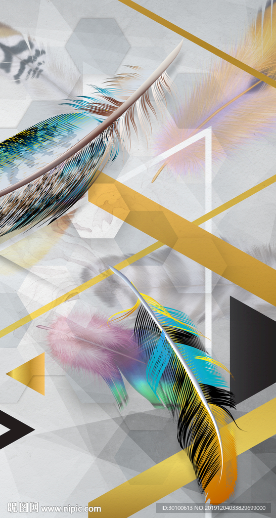 大气玄关装饰画 TIF分层