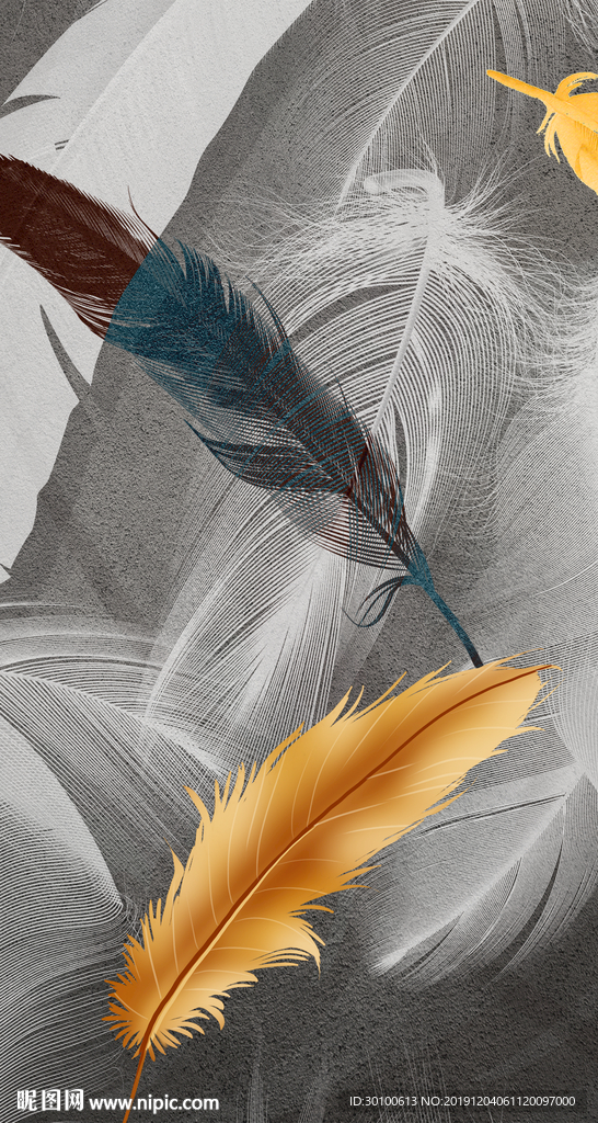 欧式玄关装饰画 TIF分层