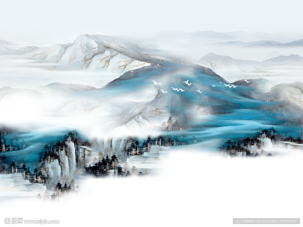 锦绣江山新中式山水