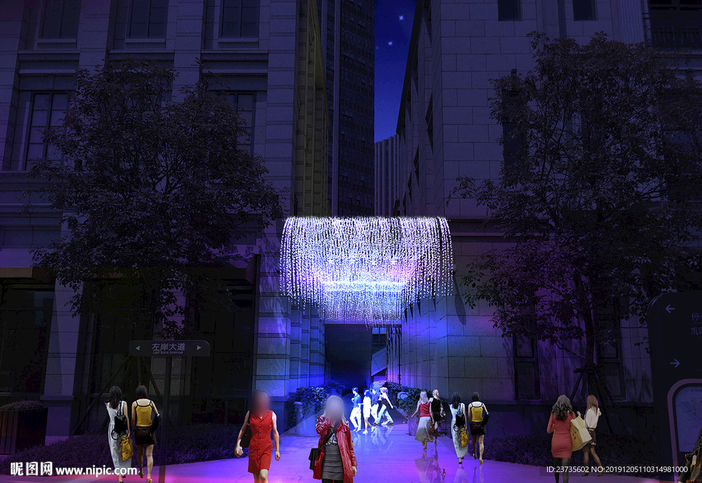 商业气氛灯光图片